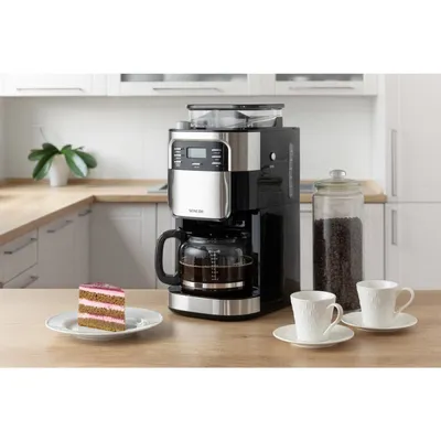Sencor Set kafe aparat i mjutilica za nes SCE 7000BK, Crni