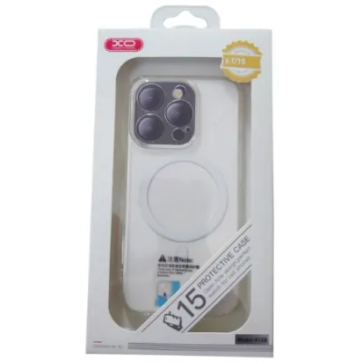 XO Maska za mobitel sa magnetom, iPhone 15 Pro, Providna