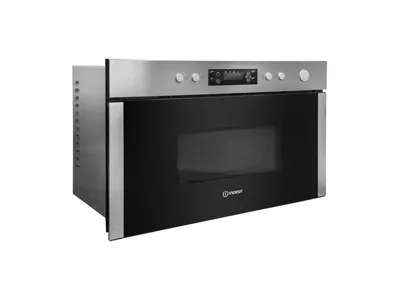 Indesit Ugradbena mikrovalna pećnica MWI 6211 IX, Sivo - crna