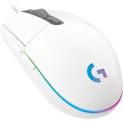 Logitech Gaming Miš G203 Lightsync, Bijeli