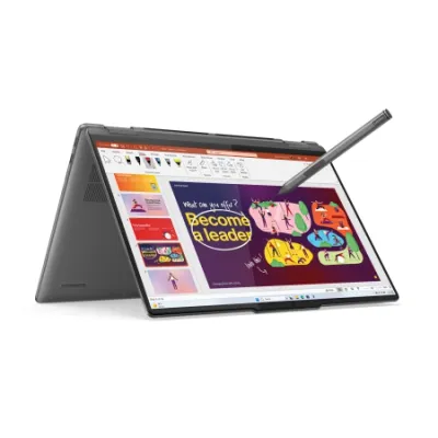 Lenovo Laptop Yoga 7 16IML9 83DL0002US, Intel Core Ultra 7 155U, 16GB/1TB, 16", 1920x1200, IPS, 60Hz, Touchscreen, Windows 11 Home, Tamnosivi