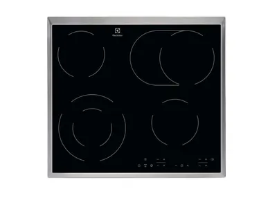 Electrolux Ugradna ploča EHF6346XOK, Staklokeramika, 4 grejne zone, Crna