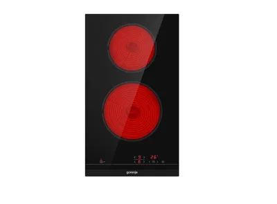 Gorenje Ugradna ploča ECT321BCSC, Staklokeramika, 2 grejne zone, Crna
