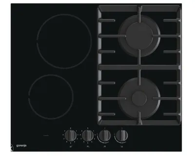 Gorenje Ugradna ploča GCE691BSC, Kombinovano, 4 grejne zone, Crna