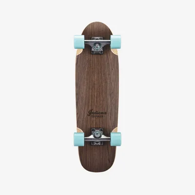 Micro Skateboard Indiana Cruiser Walnut, Crno-smeđi
