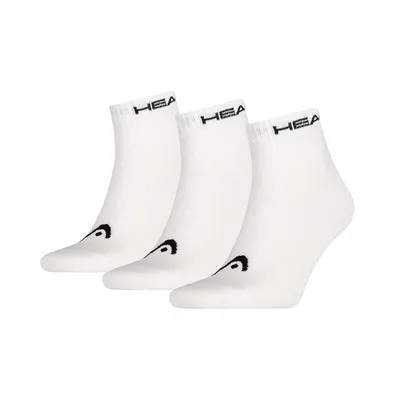 Head Sportske čarape Quarter Elements, 3 Para, Bijele