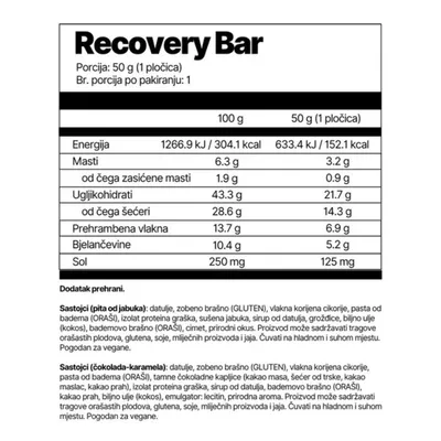 4Endurance Recovery Bar Apple Pie 4Energy