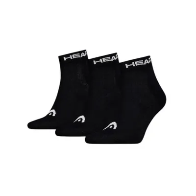 Head Sportske čarape Quarter Elements, 3 Para, Crne