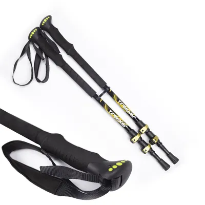 Evolite Treking štapovi Trekker Quick-Lock, Crni