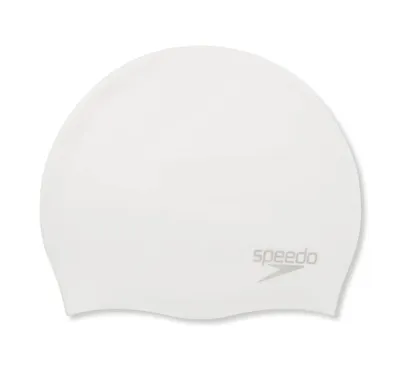 Speedo Kapa za plivanje Moulded Silc Cap AF/AM/AU, Bijela