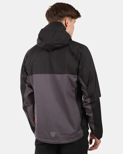 Kilpi Muška jakna Hardshell and Waterproof Hurricane, Crno-siva
