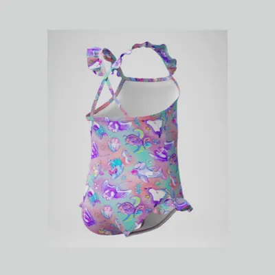 Speedo Dječije kupaće ALV Digi PT FRILL TSRP 1PCIF, Roze