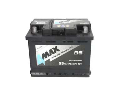 4Max Pokretački akumulator D+, 55 Ah, 470 A