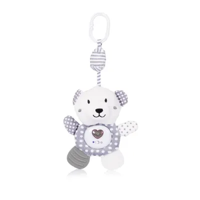 Chipolino Igračka za kolica i krevet Teddy Bear PIKL02501BEA, Siva