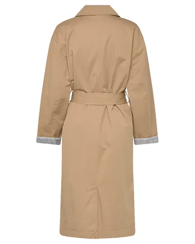 Benetton Ženski dugi kaput 2LGRDN09I-21R-M, Smeđi