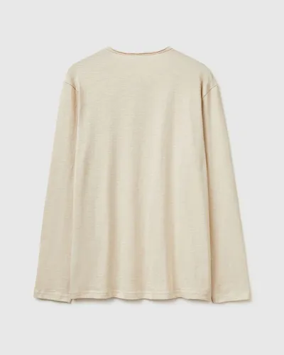Benetton Muška majica dugih rukava 3N78U10C3-152-XL, Bež