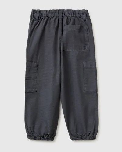 Benetton Cargo pantalone za dječake 456SGF01RP-10N-XS, Sive