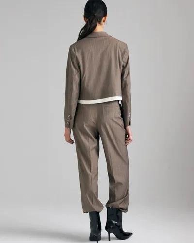Benetton Ženski kratki sako 21Q6LW041-901-44, Smeđi