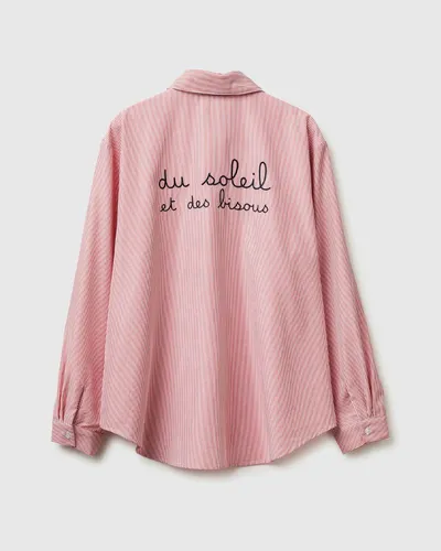 Benetton Ženska košulja 5VQHDQ0DN-902-L, Roze