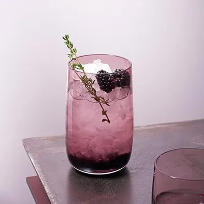 ASA Selection Germany Čaša za vodu Sarabi Berry, 200ml, set od 6 komada, Crna