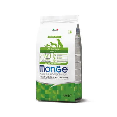 Monge Hrana za pse Dog, Zec, Riža i krompir, 15 kg