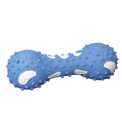 Nobby Rashladna igračka za pse Rubber Cooling Dumbbell, 13 cm, Plava