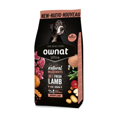 Ownat Hrana za pse Ultra Medium Jagnjetina, 3 kg