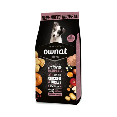Ownat Hrana za pse Ultra Medium Junior, 12 kg