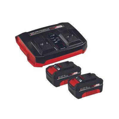 Einhell PXC Twinpack 2x 4.0 Ah & Twincharger Kit