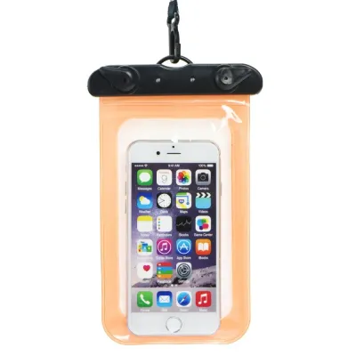 Vodootporna futrola za mobitel, PVC, Narandžasta