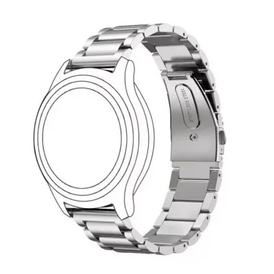 Narukvica za pametne satove Stainless, 22mm, Srebrne boje