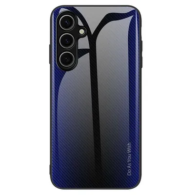 Maska za mobitel Samsung Galaxy S25 Carbon Fiber Texture+, Teget