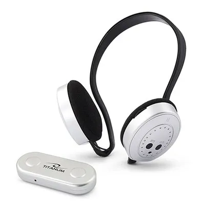 Titanium slušalice sa postoljem, Bluetooth, FM, za TV, CD, DVD, MP3, MOB, PC, TH111