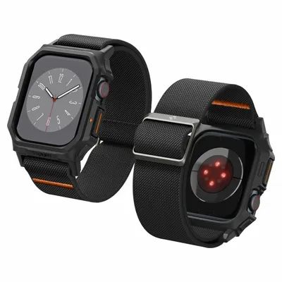 Spigen Narukvica za pametni sat Apple Watch 10 / 11 (46 MM) Light Fit Pro, Crna