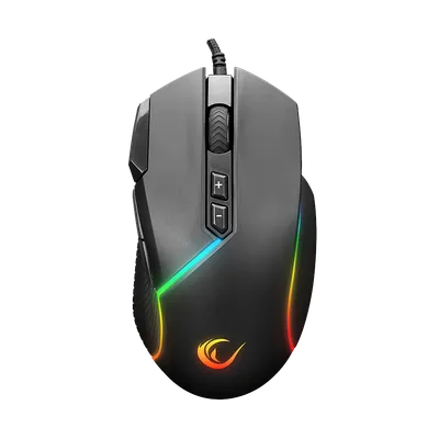 Rampage Gejming Miš SMX-G39 Comfort, USB, 8D + Dodatni Shot Taster, 7200 DPI, RGB LED, Programabilan, 35496