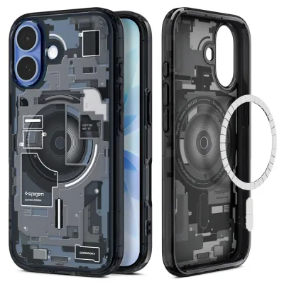 Spigen Maska za mobilni telefon Iphone 17 Ultra Hybrid, MagSafe, Crna