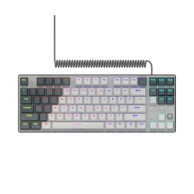 Lorgar Tipkovnica Azar 514TKL, Žičana, RGB, Mehanička, Gaming, Bijela, EN Layout