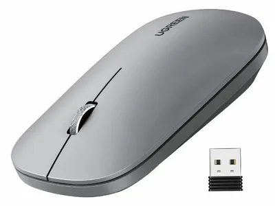 Ugreen Bežični miš, 2.4GHz, 400DPI, Svijetlosivi