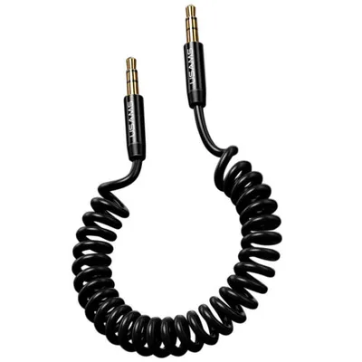 USAMS SJ256 Spring Audio kabl 1.2m black
