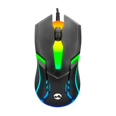Everest Miš SM-G52 USB, Crni, LED Osvetljenje, Gejming, 34664