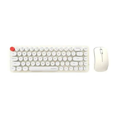Mofii Set bežična tastatura i miš Bean, Bijelo-bež
