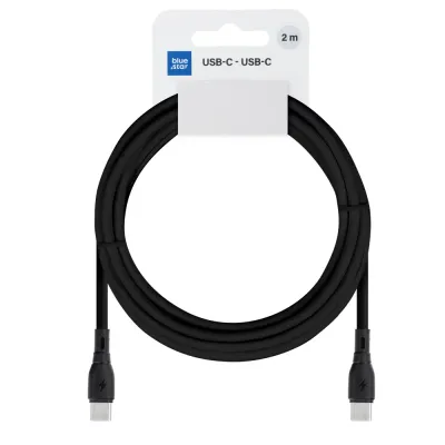 Blue Star USB-C na USB-C kabl, 3A, 60W, PJ73, 2m, Crni