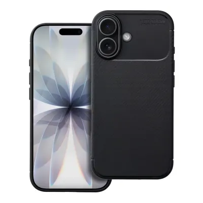 Maska za mobilni telefon Iphone 17 Carbon Premium, Crna