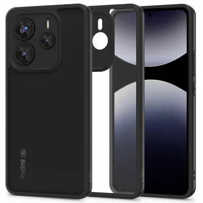 Tech Protect Maska za mobilni telefon Xiaomi Redmi Note 14 5G Magmat, Crna