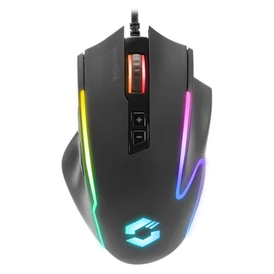 Speedlink Miš Decus NX RGB Gaming, Guma Crni, SL-680024-RRBK