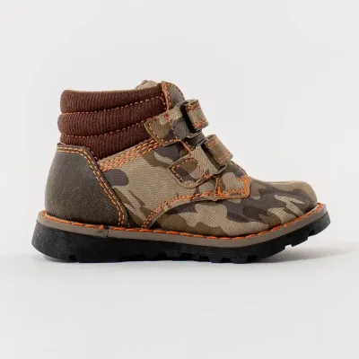 Chicco Gležnjače za dječake Fynn Military, Maslina