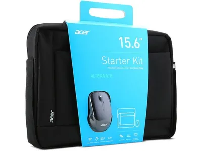 Acer Torba za laptop 15,6" , + bežični miš, Crna