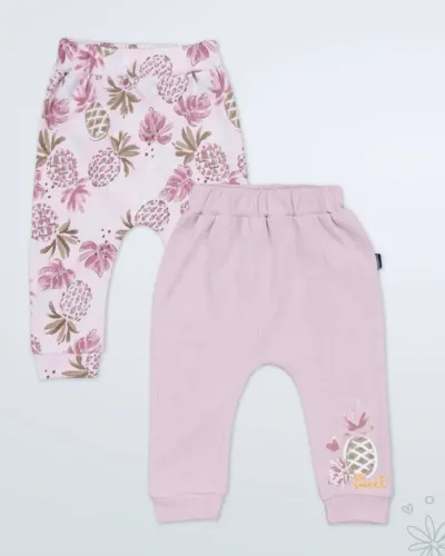 Miniworld Set trenerki za bebe Lila, 2 Komada, Lavanda