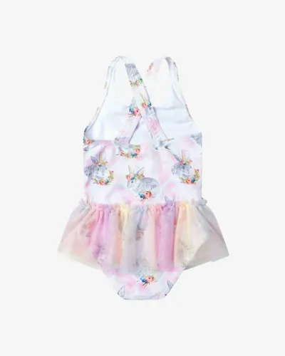 Minoti Kupaći za djevojčice Unicorn Bunny, Lavanda