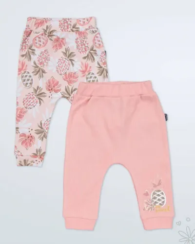 Miniworld Set trenerki za bebe Coral, 2 Komada, Roze